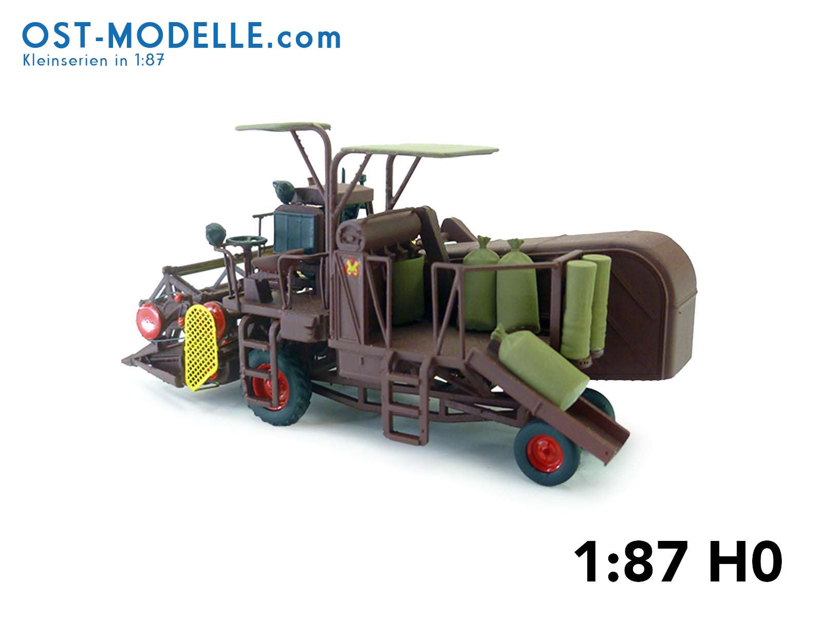 Preview: Mädrescher E177 Kornabsackung ohne Spreubergung rotbraun